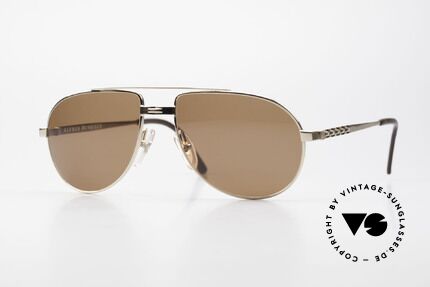 Dunhill 6147 90's Luxury Aviator Sunglasses Details