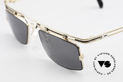Cazal 975 Square Vintage Sunglasses 90's, tangible superior crafting quality (made in Germany), Made for Men