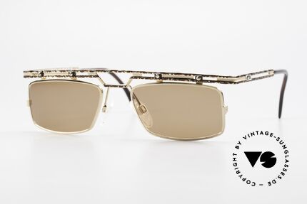 Cazal 975 Square Designer Sunglasses 90s, striking / square Cazal vintage shades from 1996/97, Made for Men