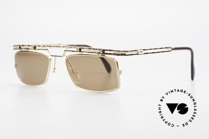Cazal 975 Square Designer Sunglasses 90s, great metalwork and overall craftmanship; durable!, Made for Men
