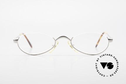 Bugatti 03705 Luxury Reading Glasses Unisex, timeless oval metal frame with a classic silver finish, Made for Men and Women