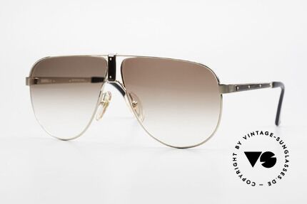 Dunhill 6043 Gold Plated With Horn Trims, incredibly beautiful Dunhill aviator sunglasses, Made for Men