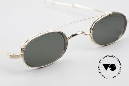 Lunor - Telescopic Sliding Temples And Clip On, unworn RARITY (for all lovers of quality) from app. 1996, Made for Men and Women