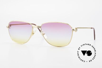 Cartier Courcelles Unique 90's Luxury Sunglasses, precious Cartier sunglasses of the 90's, M size 57°17, Made for Men and Women
