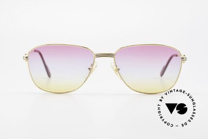 Cartier Courcelles Unique 90's Luxury Sunglasses, an old, timeless original with new, fancy sun lenses, Made for Men and Women