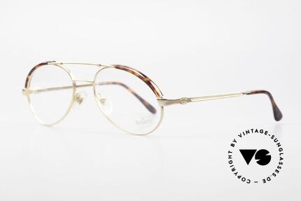 Bugatti 03081 90's Men's Glasses True Vintage, 1st class comfort due to flexible spring temples, Made for Men