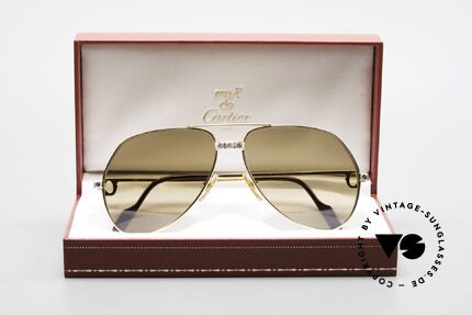 Cartier Vendome Santos - L Mystic Cartier Mineral Lenses, unworn, new old stock with orig. packing, collector's item, Made for Men