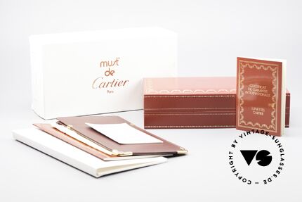 Cartier Vendome Santos - L Mystic Cartier Mineral Lenses, NO RETRO sunglasses, but an authentic 1980's ORIGINAL, Made for Men