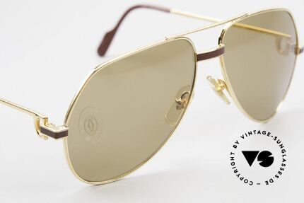 Cartier Vendome Laque - M Mystic Cartier Mineral Lenses, ! BREATH on the sun lenses to make the logo VISIBLE!, Made for Men