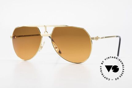 Maserati 6130 Luxury Aviator Sunglasses 80's, luxury vintage sunglasses by the noble brand Maserati, Made for Men