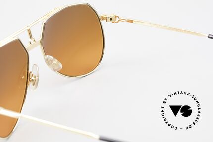 Maserati 6130 Luxury Aviator Sunglasses 80's, NO RETRO; old original incl. luxury packing by Montblanc, Made for Men