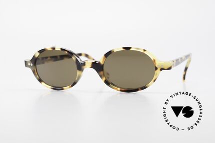 Sunglasses Cutler And Gross 0158 Small Oval Designer Sunglasses
