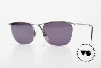 Cutler And Gross 0267 Semi Rimless Sunglasses 90's Details