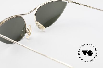 Cutler And Gross 0359 Cat Eye Designer Sunglasses, never worn; like all our vintage Cutler & Gross eyewear, Made for Women