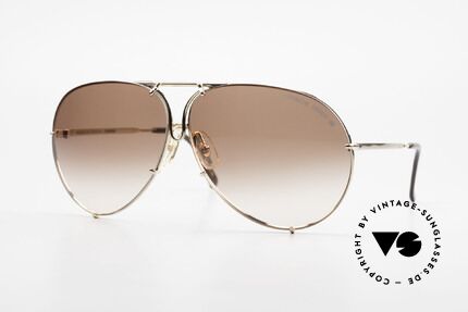 Porsche 5621 Golden Aviator XL Sunglasses Details