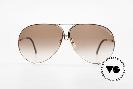Porsche 5621 Golden Aviator XL Sunglasses, one of the most wanted vintage models, worldwide, Made for Men