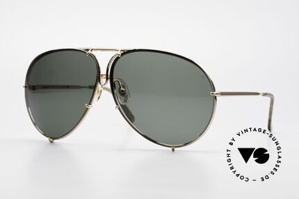Porsche 5621 XL Golden Aviator Sunglasses, unworn rarity incl. orig. hard case (collector's item), Made for Men