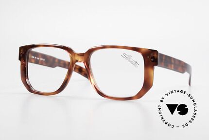Silhouette M2097 1980's Old School Eyeglasses Details