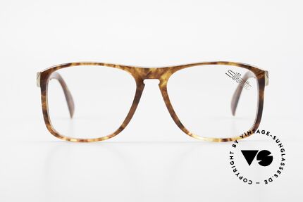 Silhouette M2086 Old 80's Frame Amber Optic, beamy frame outline and dimensions; monolithic, Made for Men