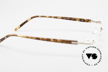 Lunor Classic Oval GP Oval Rimless Frame Gold Plated, Size: small, Made for Men and Women