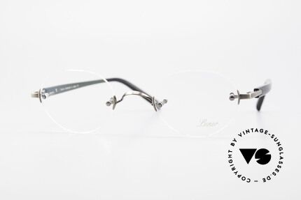 Lunor Classic V Panto AS Panto Rimless Frame Unisex, LUNOR: honest craftsmanship with attention to details, Made for Men and Women