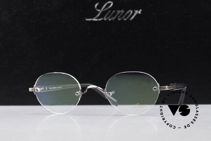 Lunor Classic V Panto AS Panto Rimless Frame Unisex, Size: small, Made for Men and Women