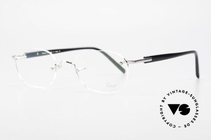 Lunor Classic V Anatomic PP Rimless Frame Platin Plated, rimless model "Classic Anatomic" PLATIN-plated 50x23, Made for Men