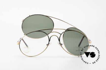 Bugatti 07823 Old 80's Glasses With Clip On, Size: medium, Made for Men