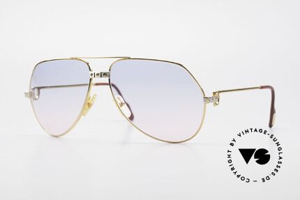Cartier Vendome Santos - L Rare Luxury 80's Sunglasses Details