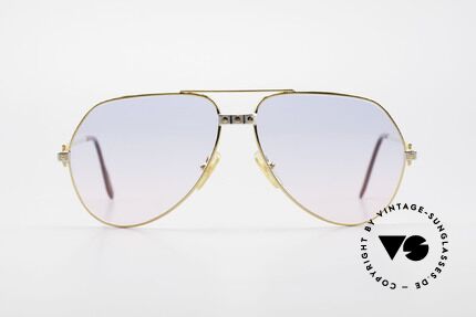Cartier Vendome Santos - L Rare Luxury 80's Sunglasses, mod. "Vendome" was launched in 1983 & made till 1997, Made for Men