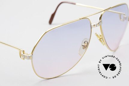 Cartier Vendome Santos - L Rare Luxury 80's Sunglasses, with extremely rare customized sun lenses (100% UV), Made for Men