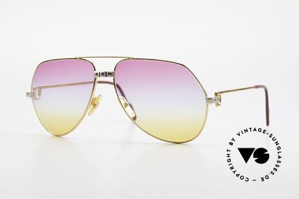 Cartier Vendome Santos - L Rare 80's Aviator Sunglasses Details
