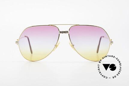 Cartier Vendome Santos - L Rare 80's Aviator Sunglasses, mod. "Vendome" was launched in 1983 & made till 1997, Made for Men