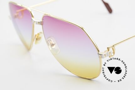 Cartier Vendome Santos - L Rare 80's Aviator Sunglasses, worn by actor Christopher Walken (JAMES BOND, 1985), Made for Men