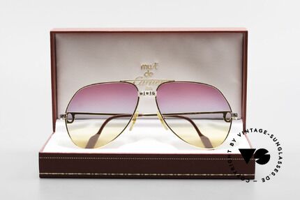 Cartier Vendome Santos - L Rare 80's Aviator Sunglasses, 2nd hand model, but a mint condition + CARTIER box, Made for Men