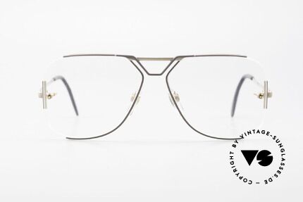 Cazal 722 Extraordinary Vintage Specs, very special frame construction; semi-rimless, Made for Men