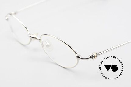 Cartier Mizar Oval Frame Luxury Platinum, unworn luxury frame comes with a CHANEL hard case, Made for Men and Women