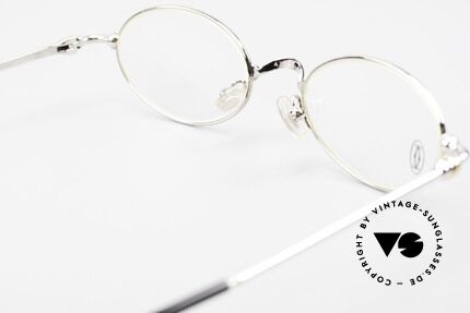Cartier Mizar Oval Frame Luxury Platinum, DEMO lenses should be replaced with prescriptions, Made for Men and Women