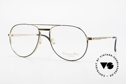 Christian Dior 2448 Gold-Plated Dior Monsieur Frame, noble frame of the "Monsieur"-series by Christian Dior, Made for Men