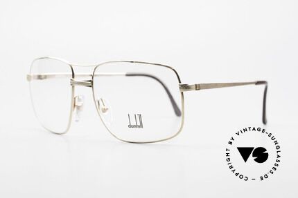 Dunhill 6048 Gold Plated 80's Eyeglasses, hinged joints ensure that the frame fits every face, Made for Men