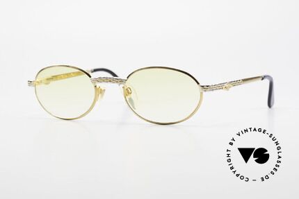 Bugatti EB509 Small Oval Luxury Sunglasses, vintage Bugatti designer sunglasses from the mid. 90s, Made for Men
