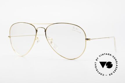 Ray Ban Aviator Old B&L USA Eyeglass-Frame, classic aviator design by RAY-BAN of the 1980's, Made for Men