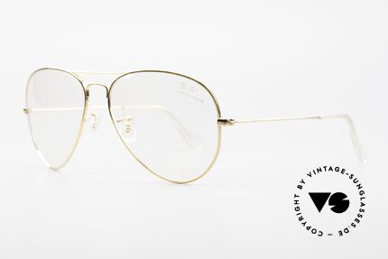 Ray Ban Aviator Old B&L USA Eyeglass-Frame, the only RAY-BAN model in "hybrid" size 62-16, Made for Men