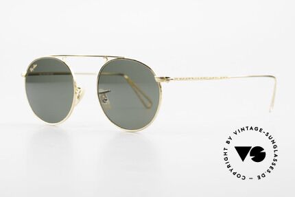 Ray Ban Vintage Round 90's Bausch&Lomb USA Shades, legendary B&L mineral lenses (100% UV protection), Made for Men and Women