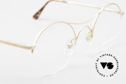 Giorgio Armani 121 Schubert Glasses Round Style, 90's model 121 has flexible spring hinges additionally, Made for Men