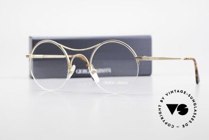 Giorgio Armani 121 Schubert Glasses Round Style, Size: medium, Made for Men