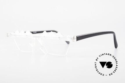 Design Maske Berlin - Ethno 3 Artful Vintage Eyeglasses 90s, limited-lot production from Berlin, collector's item!, Made for Men and Women