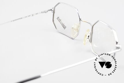 Rodenstock 7092 Octagonal 80's Metal Glasses, DEMO lenses can be replaced with prescriptions, Made for Men