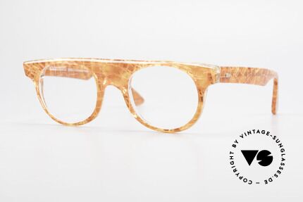 Alain Mikli 0127 / 166 80's Designer Eyeglass-Frame Details