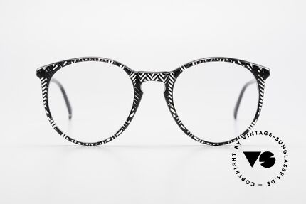 Alain Mikli 901 / 299 Panto Frame Black Crystal, classic 'panto'-design with brilliant frame pattern, Made for Men and Women